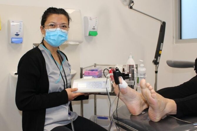 Podiatrist support Diabetes diagnosis