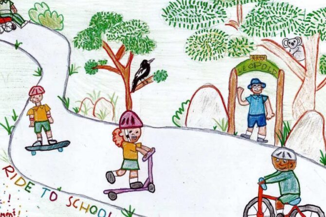 Getting kids active on their way to school